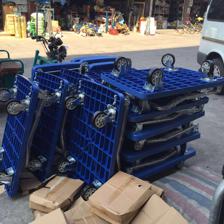 全静音胶板手推车 300公斤载重王，高效工具车可折叠设计